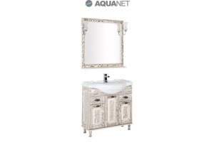 Комплект мебели Aquanet Тесса 85 жасмин/сандал